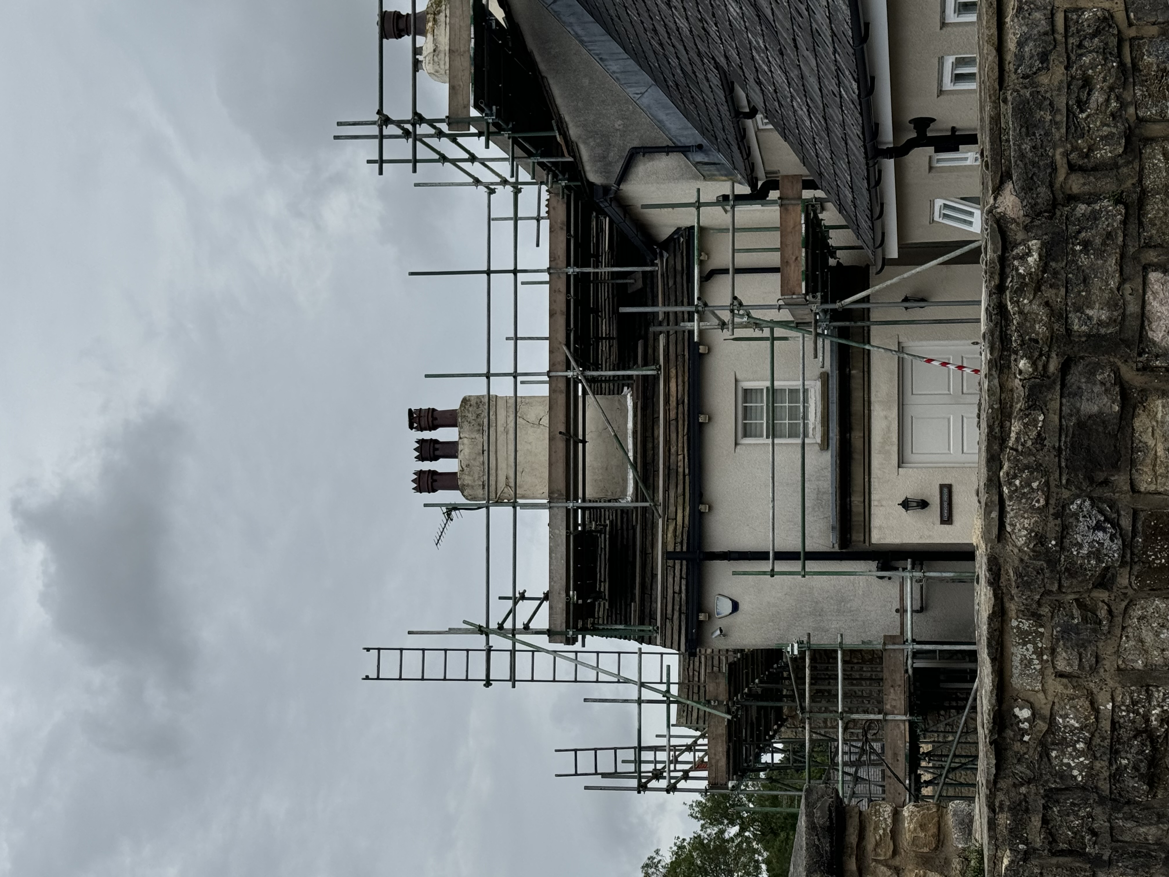 Scaffolding Leeds site in Yorkshire 03