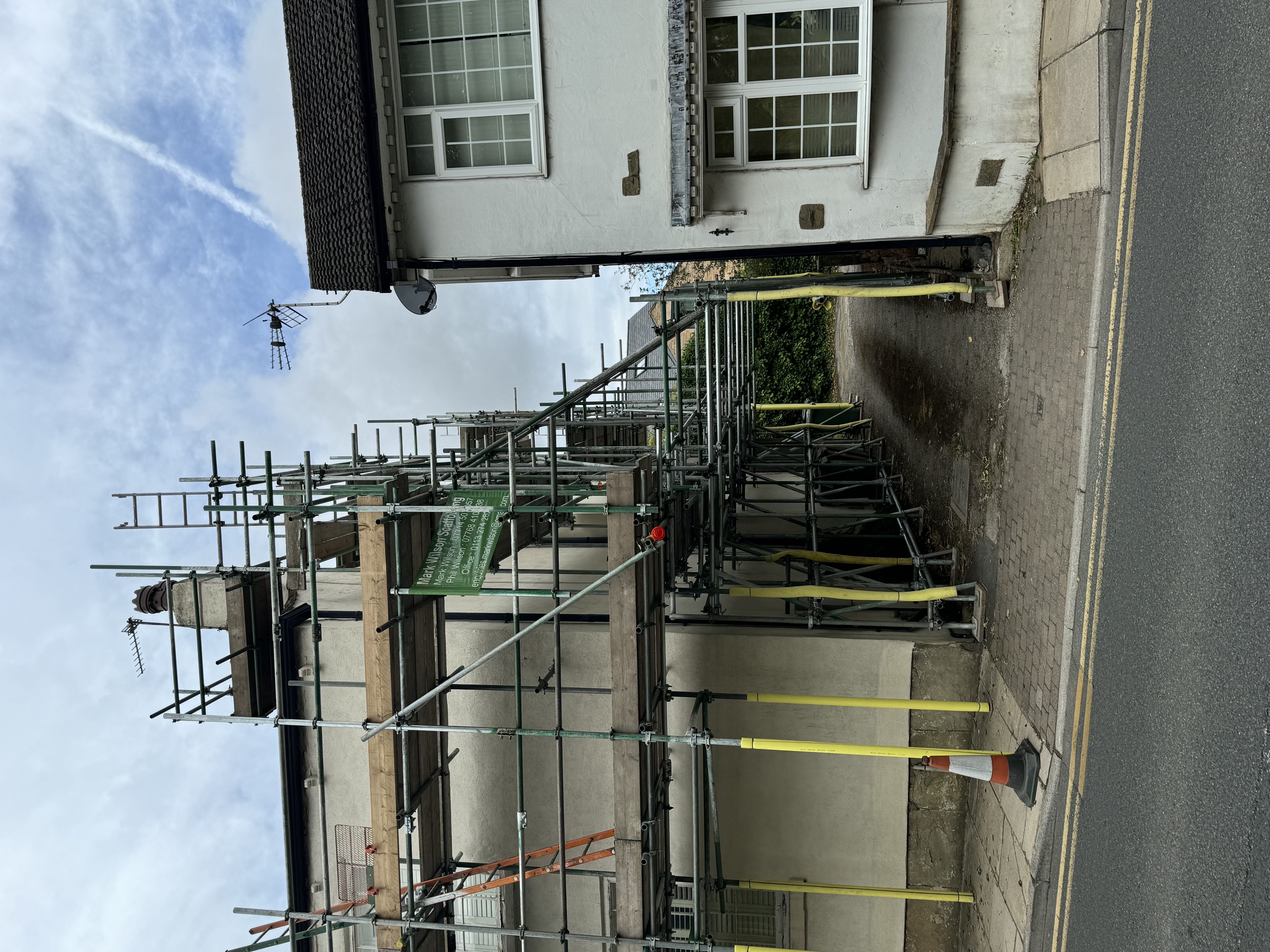 Scaffolding Leeds site in Yorkshire 07