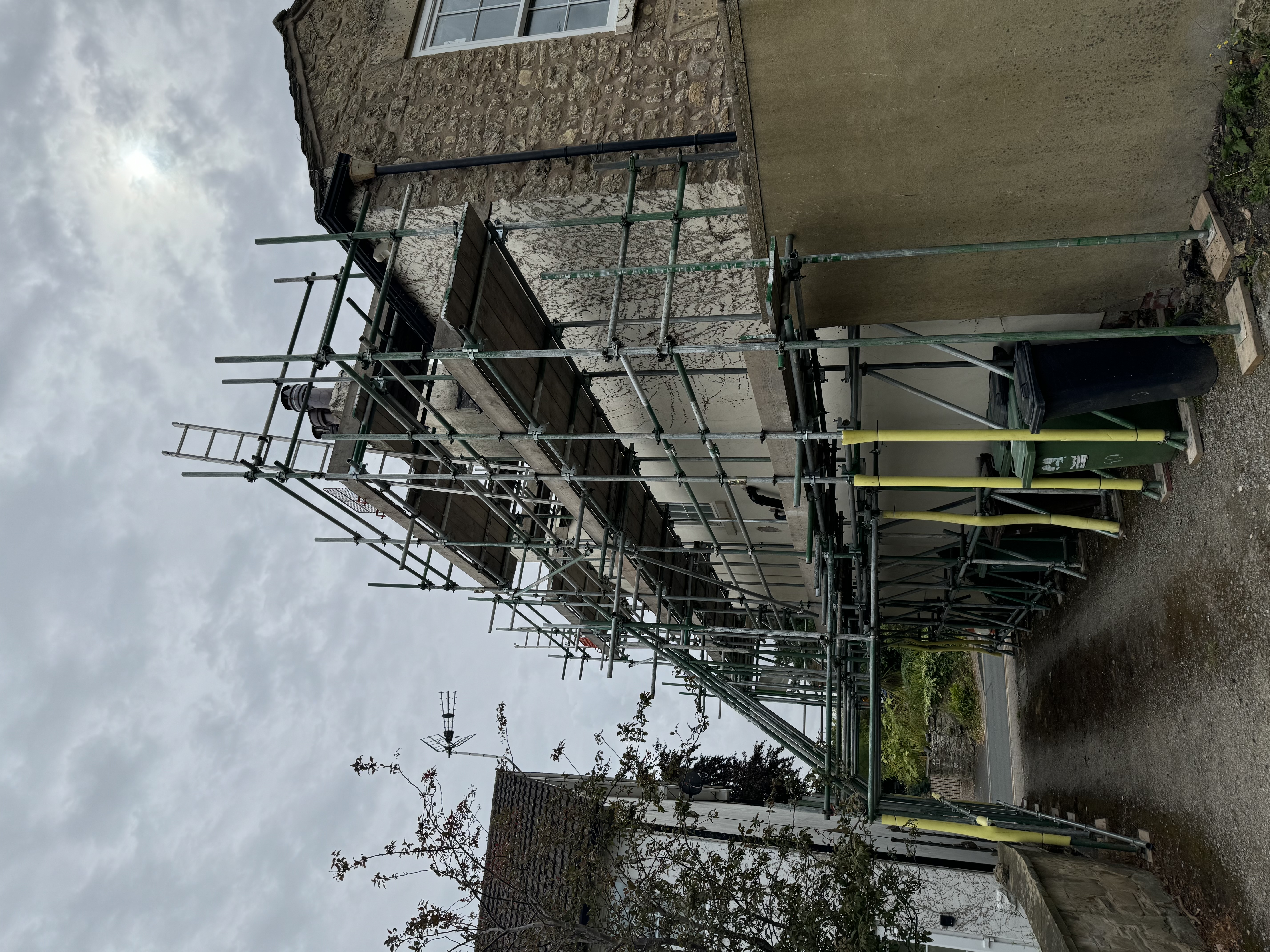 Scaffolding Leeds site in Yorkshire 08